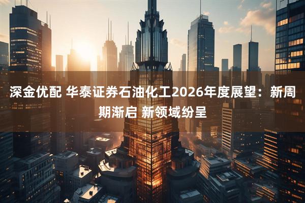 深金优配 华泰证券石油化工2026年度展望:新周期渐启 新领域纷呈